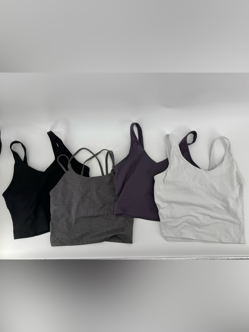 Women’s Athletic Crop Tops - 4 Pack